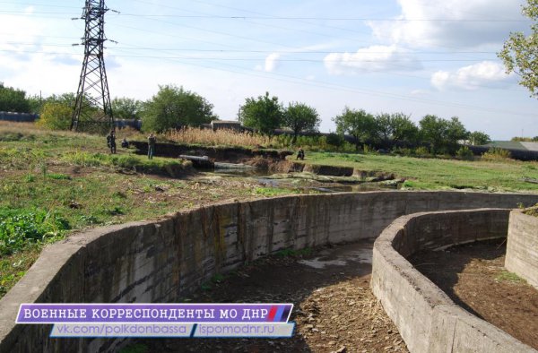 Каратели Порошенко повредили трубы 4-го подъёма канала «северский Донец – Донбасс»