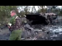 Разбитая техника украинской армии Лутугино, Георгиевка, Новосветловка, 