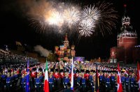 Представление фестиваля «Спасская башня» на Красной площади