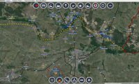 Обзор карты боевых действий Новороссии 20/09/2014 на 18:40 мск