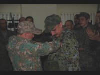 Подразделение Моторолы. Награждение бойцов