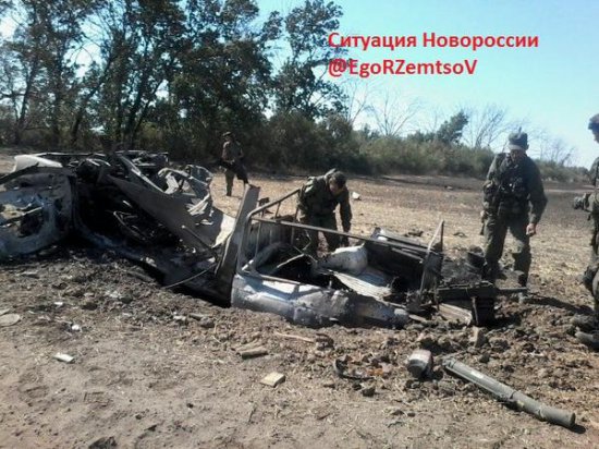 При прорыве из окружения была уничтожена украинская колонна