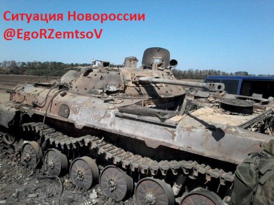 При прорыве из окружения была уничтожена украинская колонна