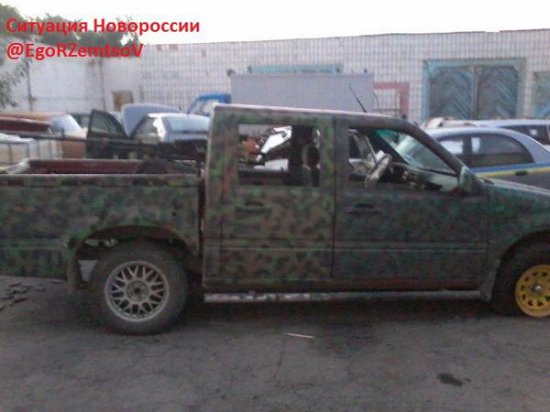 При прорыве из окружения была уничтожена украинская колонна