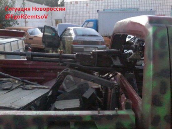 При прорыве из окружения была уничтожена украинская колонна