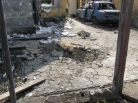 г. Донецк, Киевский район, 15 участок после обстрела 25.09.14