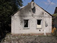 г. Донецк, Киевский район, 15 участок после обстрела 25.09.14