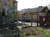 г. Донецк, Киевский район, 15 участок после обстрела 25.09.14