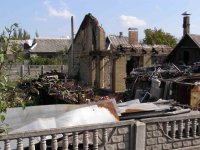 г. Донецк, Киевский район, 15 участок после обстрела 25.09.14