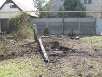 г. Донецк, Киевский район, 15 участок после обстрела 25.09.14