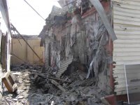 г. Донецк, Киевский район, 15 участок после обстрела 25.09.14