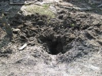 г. Донецк, Киевский район, 15 участок после обстрела 25.09.14