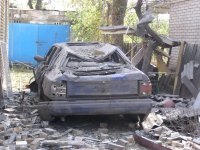 г. Донецк, Киевский район, 15 участок после обстрела 25.09.14