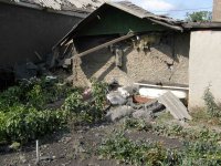 г. Донецк, Киевский район, 15 участок после обстрела 25.09.14