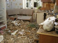 г. Донецк, Киевский район, 15 участок после обстрела 25.09.14