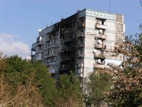 г. Донецк, Киевский район, 15 участок после обстрела 25.09.14