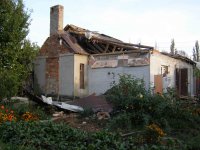 г. Донецк, Киевский район, 15 участок после обстрела 25.09.14