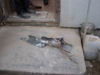 г. Донецк, Киевский район, 15 участок после обстрела 25.09.14