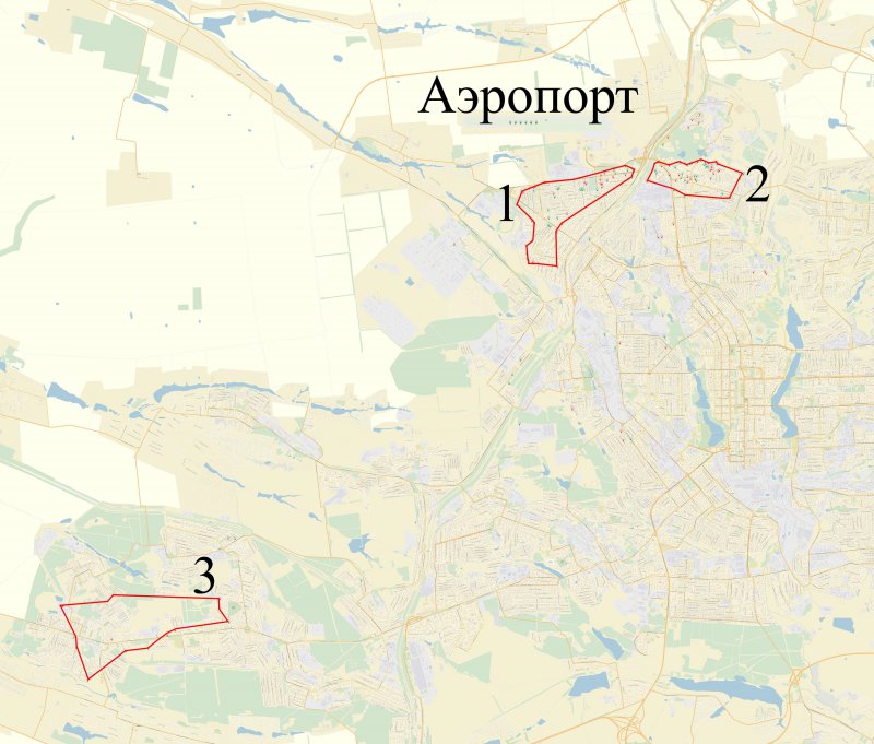 Карта обстрелов Донецка в сентябре Карта обстрелов Донецка в сентябре