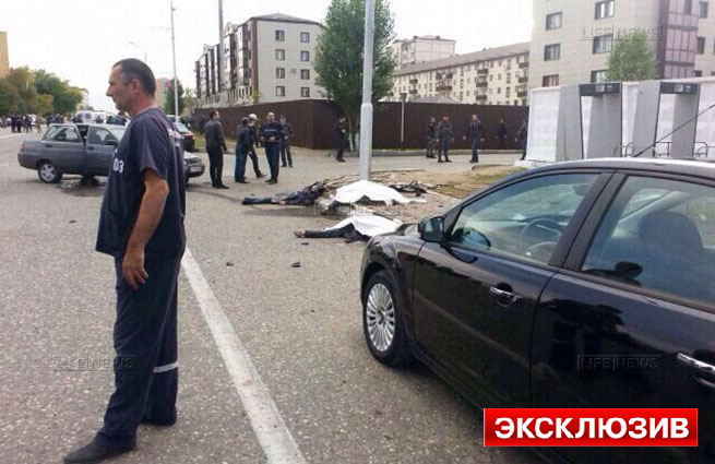 В центре Грозного подорвался смертник В центре Грозного подорвался смертник