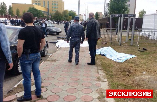 В центре Грозного подорвался смертник В центре Грозного подорвался смертник