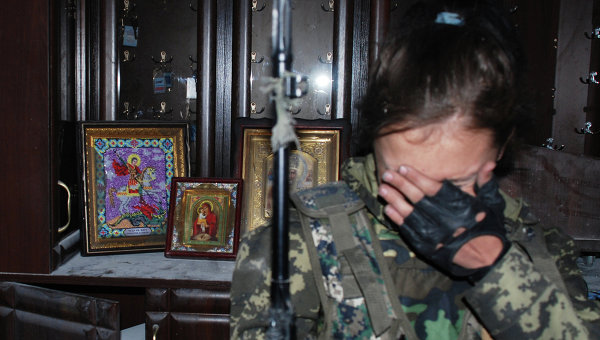 Женщины-воины пополняют ряды ополчения Донбасса Женщины-воины пополняют ряды ополчения Донбасса