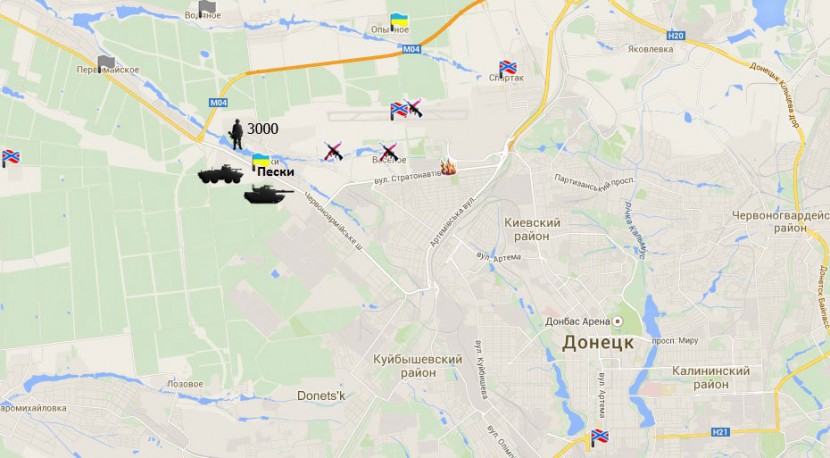 Сводка военных событий в Новороссии за 10.10.2014