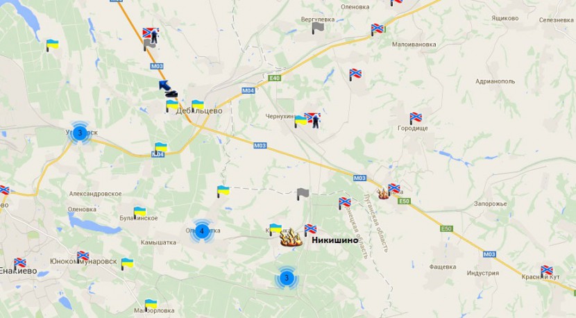 Сводка военных событий в Новороссии за 10.10.2014