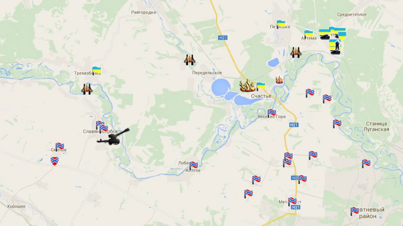 Сводка военных событий в Новороссии за 10.10.2014