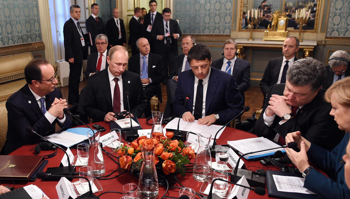 В Милане проходит встреча В.Путина с П.Порошенко, А.Меркель, Ф.Олландом В Милане проходит встреча В.Путина с П.Порошенко, А.Меркель, Ф.Олландом