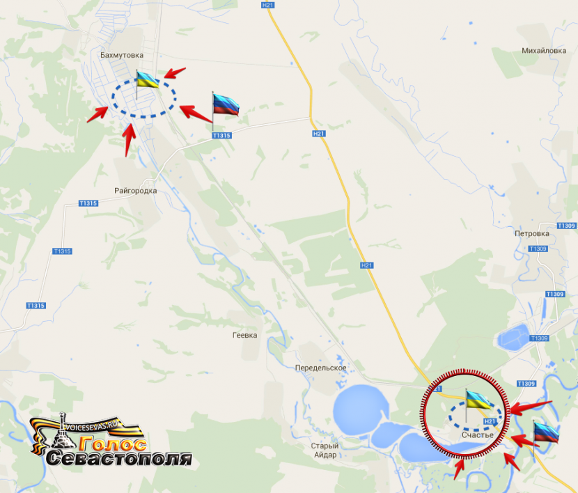 Сводка военных событий в Новороссии за 17.10.2014