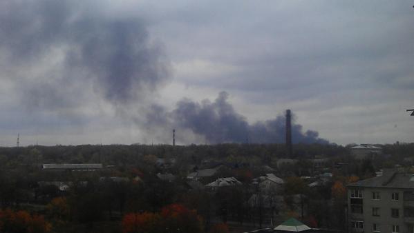 Очевидцы сообщают о возможном ударе ракетой "Точка-У" по Донецку и Макеевке Очевидцы сообщают о возможном ударе ракетой "Точка-У" по Донецку и Макеевке