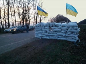 У города Сумы партизаны разгромили блокпост "правосеков"