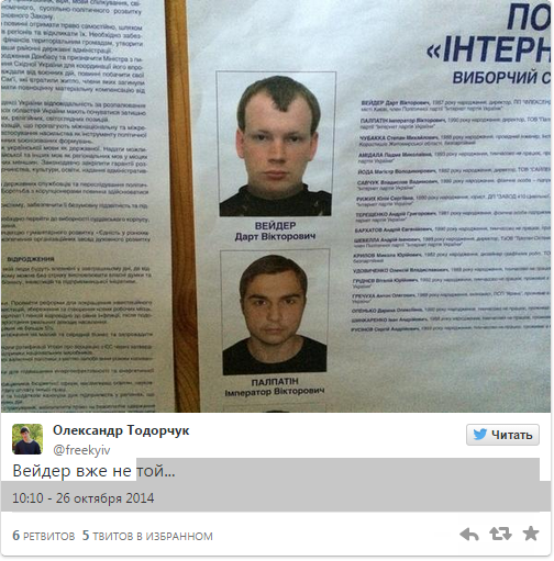 Украинские выборы. Обзор новостей (Часть 2) Украинские выборы. Обзор новостей (Часть 2)