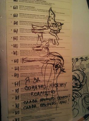 Выборы на Украине. Бюллетень. Творческий подход (НЕ Баян) Выборы на Украине. Бюллетень. Творческий подход (НЕ Баян)