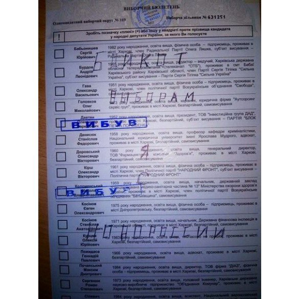 В соцсетях выкладывают фото испорченных бюллетеней на выборах (Баян) В соцсетях выкладывают фото испорченных бюллетеней на выборах (Баян)