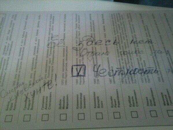 В соцсетях выкладывают фото испорченных бюллетеней на выборах (Баян) В соцсетях выкладывают фото испорченных бюллетеней на выборах (Баян)