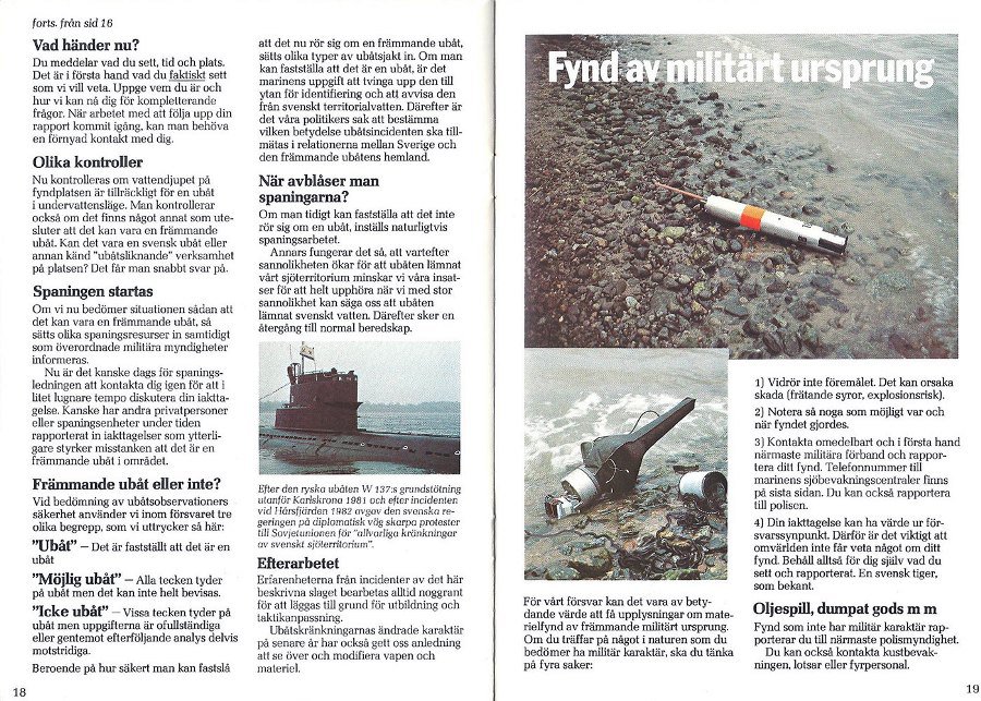 "Наши незваные гости". Шведский учебник для широких масс о советских подлодках