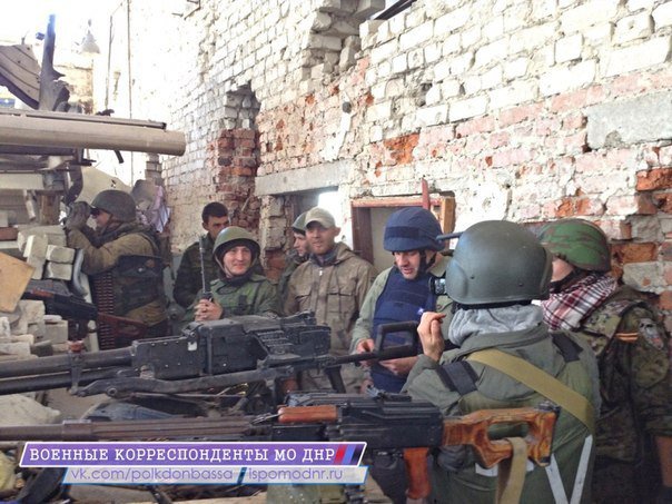 Михаил Пореченков приехал в Донбасс Михаил Пореченков приехал в Донбасс