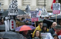 В Лондоне прошла демонстрация против бомбардировок территорий Ирака и Сирии