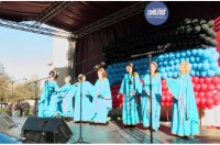 Как в ДНР день единства народов праздновали: национальные кухни, украинские песни и дерево желаний