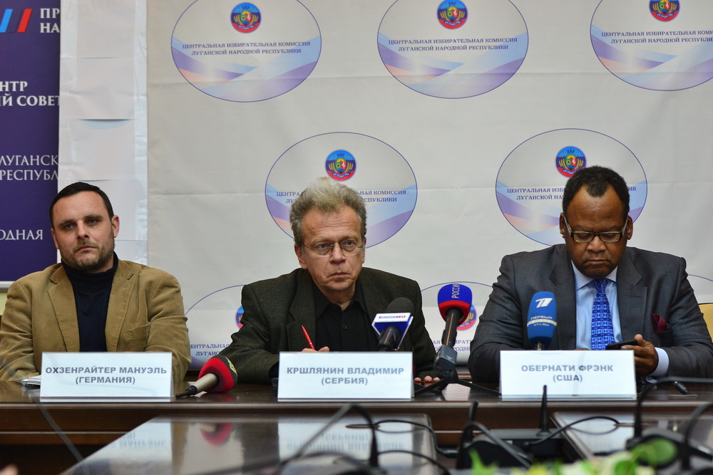 Международные наблюдатели признали выборы в ЛНР соответствующими стандартам