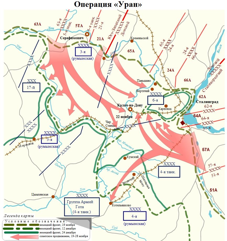 19 ноября 1942 г. началось контрнаступление советских войск под Сталинградом 19 ноября 1942 г. началось контрнаступление советских войск под Сталинградом