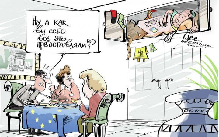 Украина ведет себя с Европой как "хвост, виляющий собакой" Украина ведет себя с Европой как "хвост, виляющий собакой"