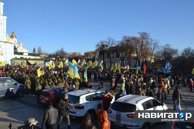 Вешать, резать и сосать, — лозунги марша в честь годовщины Майдана Вешать, резать и сосать, — лозунги марша в честь годовщины Майдана