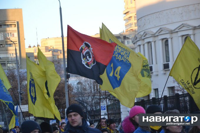 Вешать, резать и сосать, — лозунги марша в честь годовщины Майдана Вешать, резать и сосать, — лозунги марша в честь годовщины Майдана