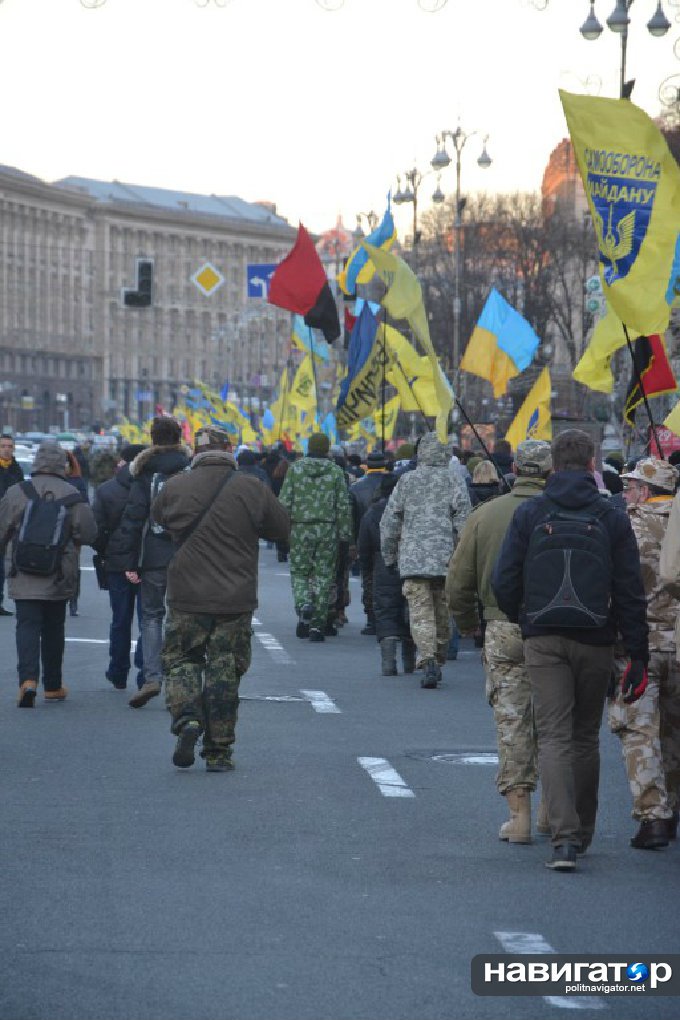 Вешать, резать и сосать, — лозунги марша в честь годовщины Майдана Вешать, резать и сосать, — лозунги марша в честь годовщины Майдана