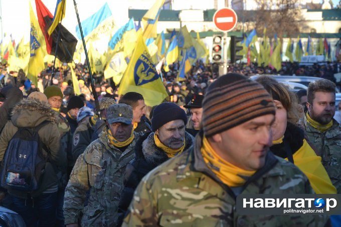 Вешать, резать и сосать, — лозунги марша в честь годовщины Майдана Вешать, резать и сосать, — лозунги марша в честь годовщины Майдана