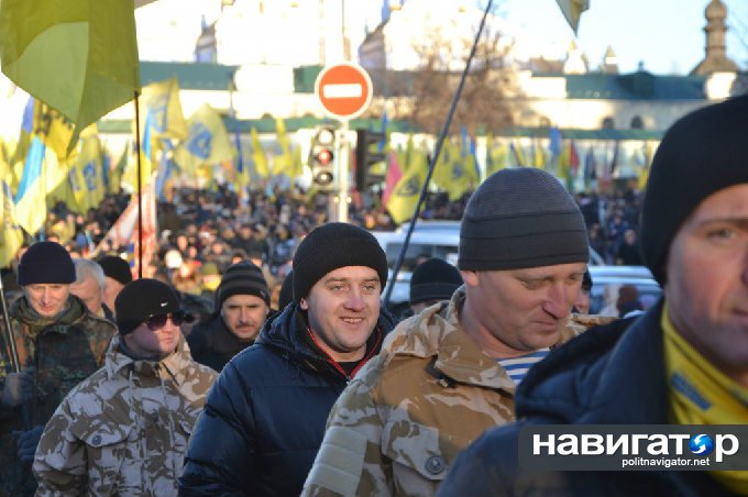 Вешать, резать и сосать, — лозунги марша в честь годовщины Майдана Вешать, резать и сосать, — лозунги марша в честь годовщины Майдана