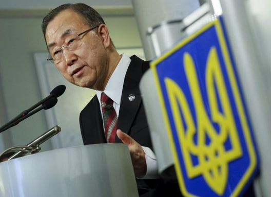 Генсек ООН: "Спасибо Петру Порошенко за войну!"